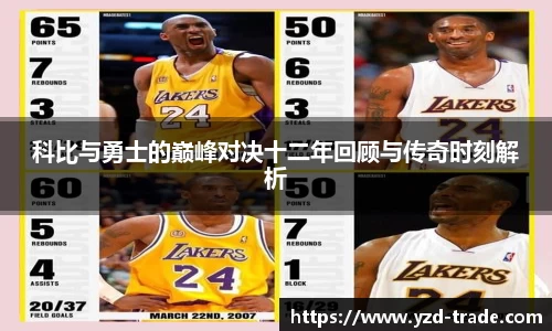 科比与勇士的巅峰对决十二年回顾与传奇时刻解析