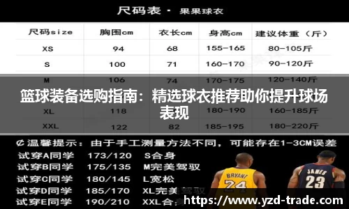 篮球装备选购指南：精选球衣推荐助你提升球场表现